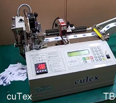 테이프형 라벨절단기(열칼)