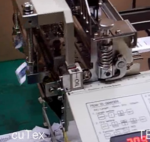 테이프형 라벨절단기(열칼)