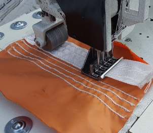 롱아암(Super Long Arm) 총합송 4본침 체인 재봉기