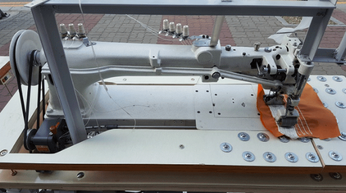 롱아암(Super Long Arm) 총합송 4본침 체인 재봉기